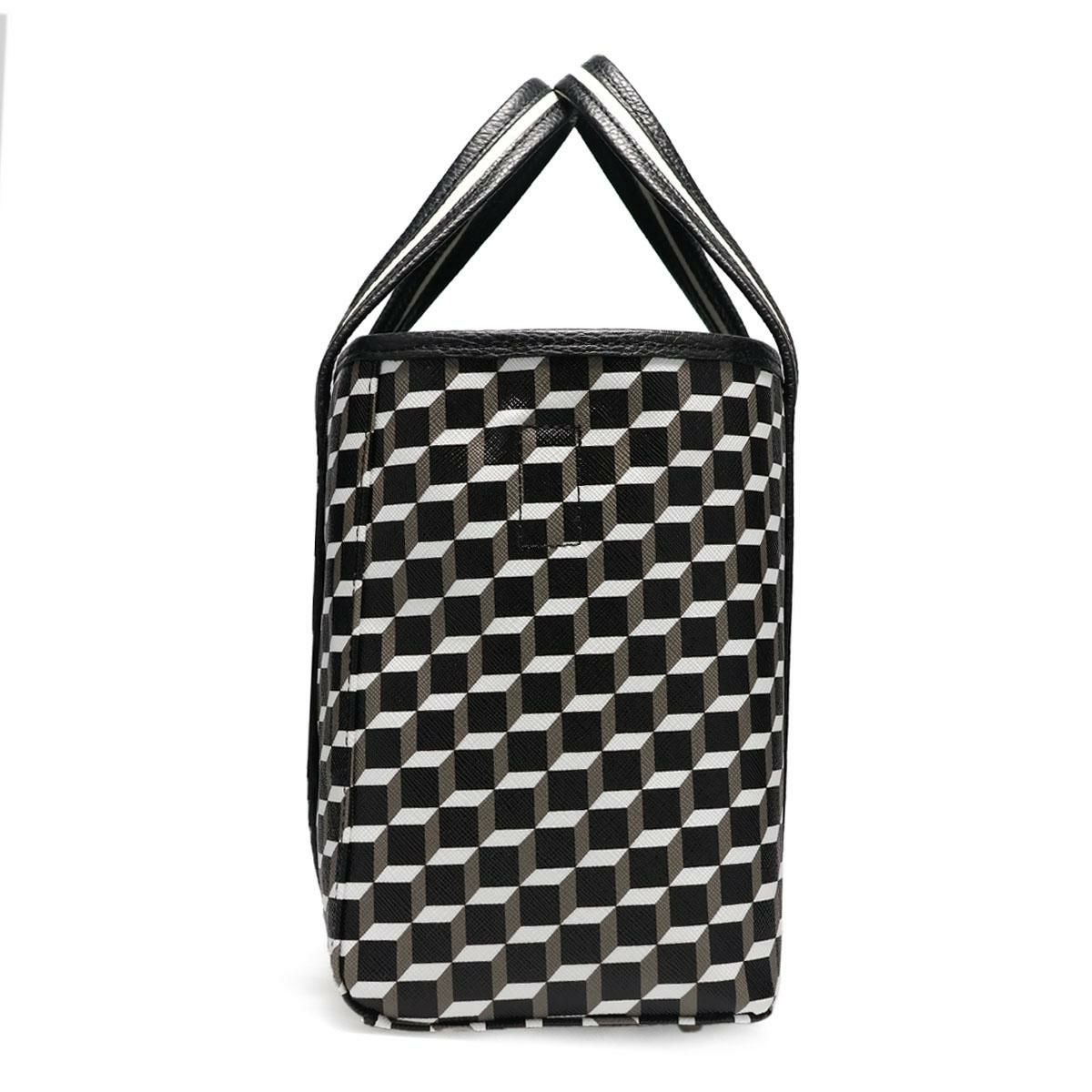  ピエールアルディ バッグ ミニトートバッグ ブラック ホワイト PIERRE HARDY pv05tps26canccf 3