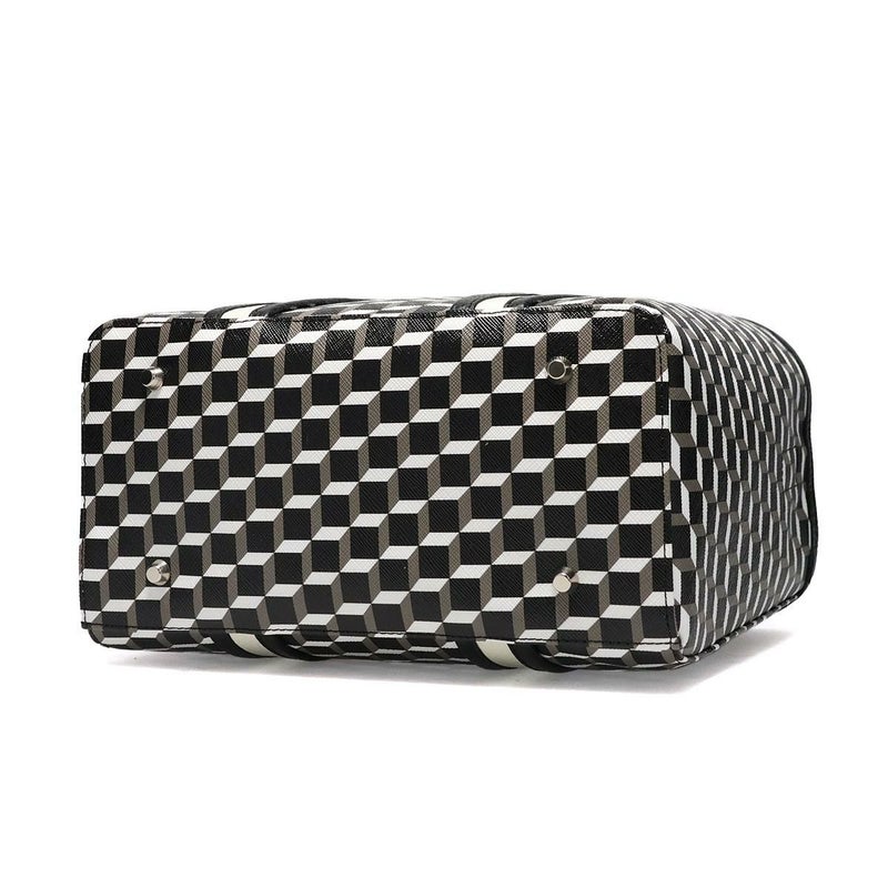  ピエールアルディ バッグ ミニトートバッグ ブラック ホワイト PIERRE HARDY pv05tps26canccf 4