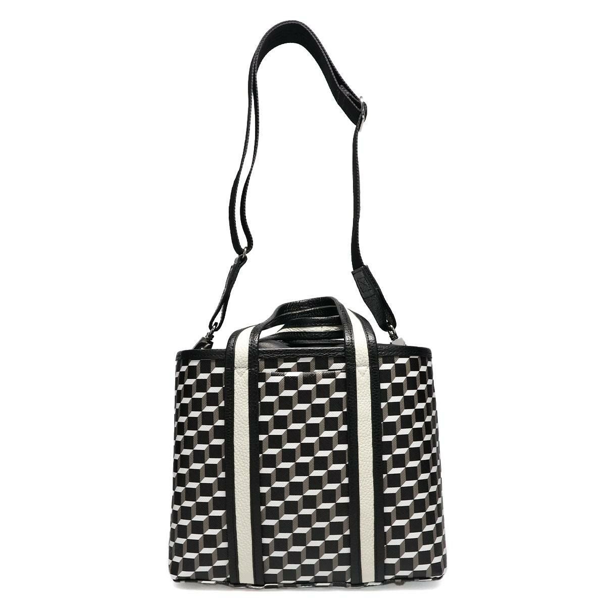  ピエールアルディ バッグ ミニトートバッグ ブラック ホワイト PIERRE HARDY pv05tps26canccf 5