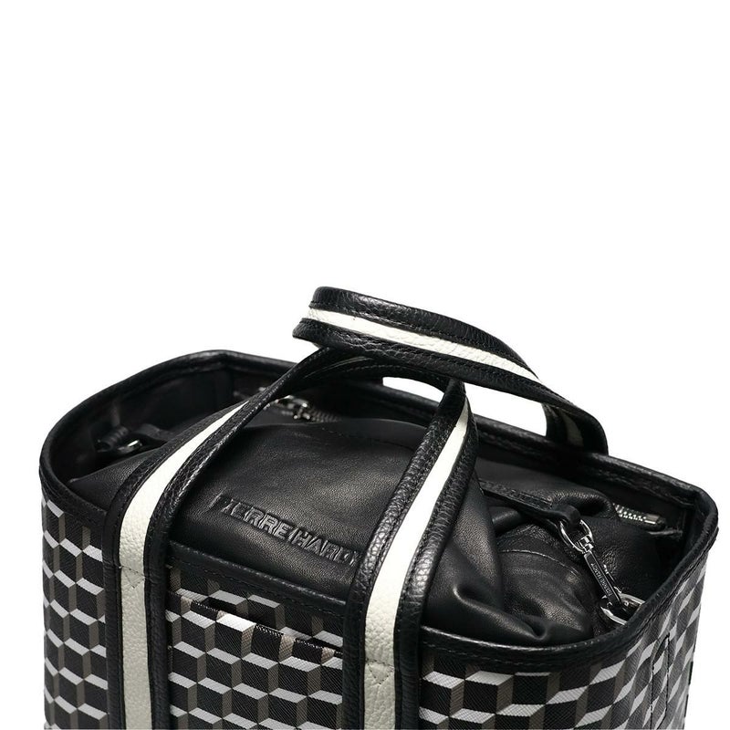  ピエールアルディ バッグ ミニトートバッグ ブラック ホワイト PIERRE HARDY pv05tps26canccf 8
