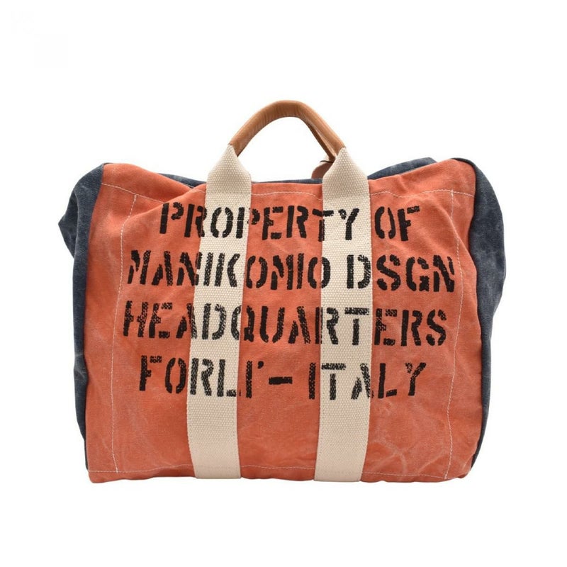 マニコミオ デザイン バッグ アイコンパッチヘリテージオローナコットン イタリア製 MANIKOMIO DSGN zzmnk-icphoc　5