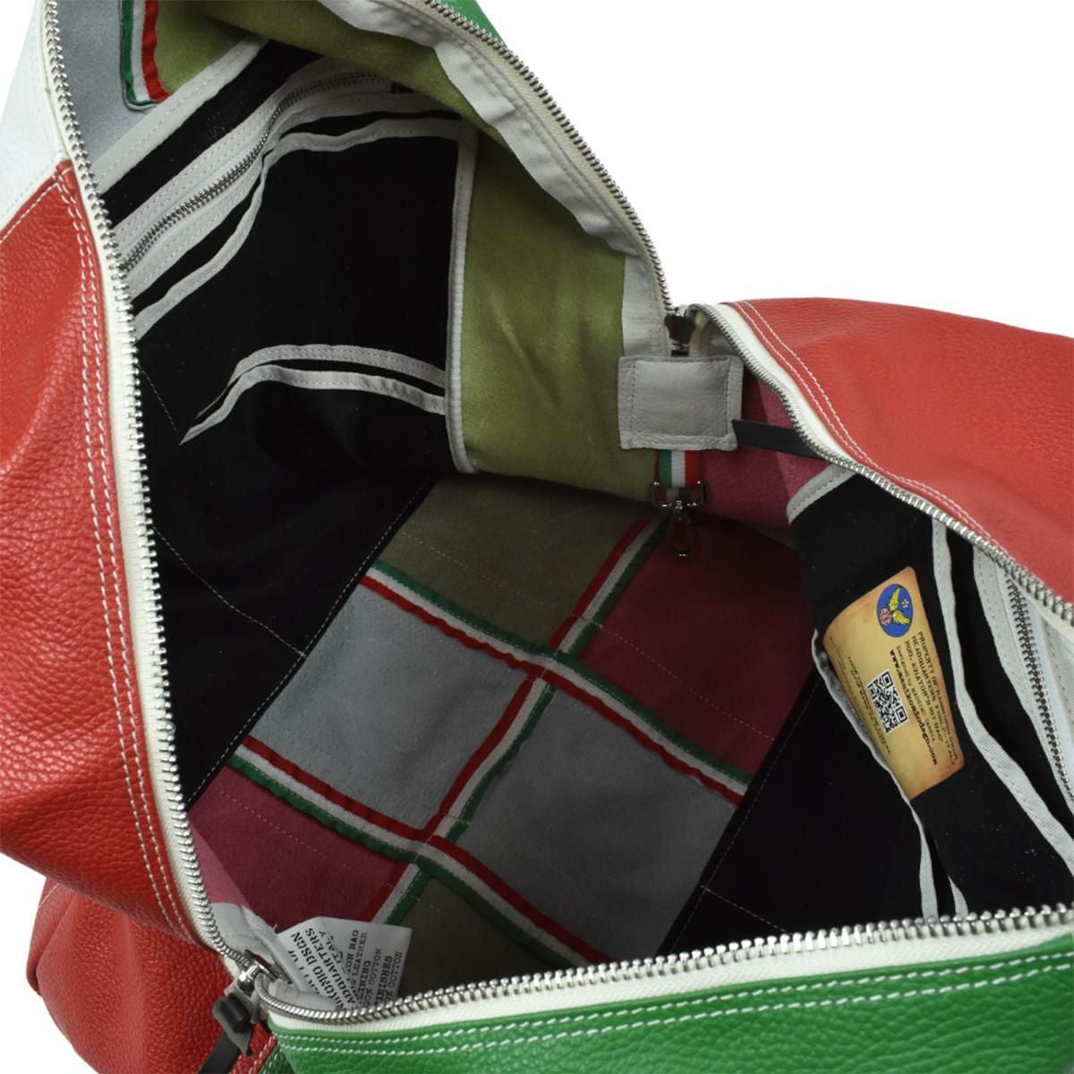 マニコミオ デザイン バッグ アイコンパッチヘリテージオローナコットン イタリア製 MANIKOMIO DSGN zzmnk-icphoc　11