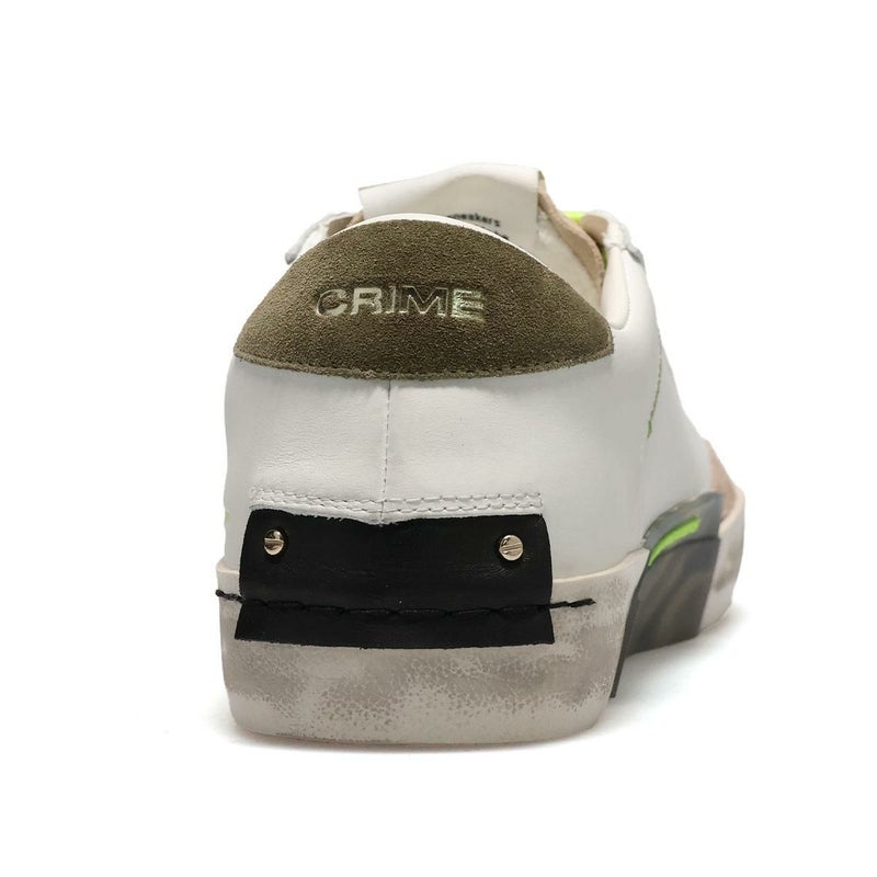  クライムロンドン メンズ スニーカー ディストレスト イタリア製 CRIME LONDON