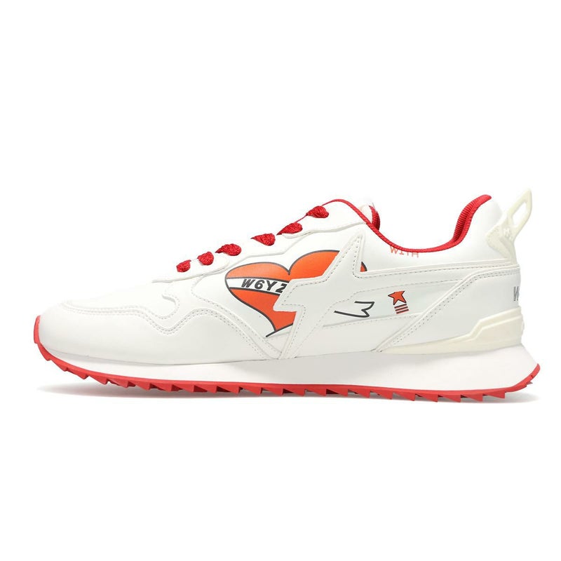 ウィズ メンズ スニーカー ジェットエム ホワイト/レッド W6YZ jm260-3n07g