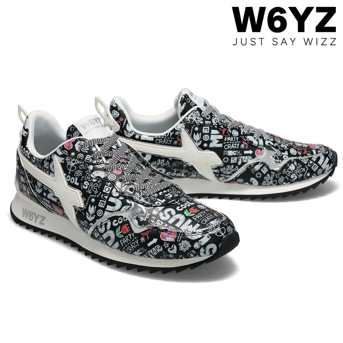 ウィズ メンズ スニーカー ジェットエム ブラック/マルチ W6YZ jm260-1a02g