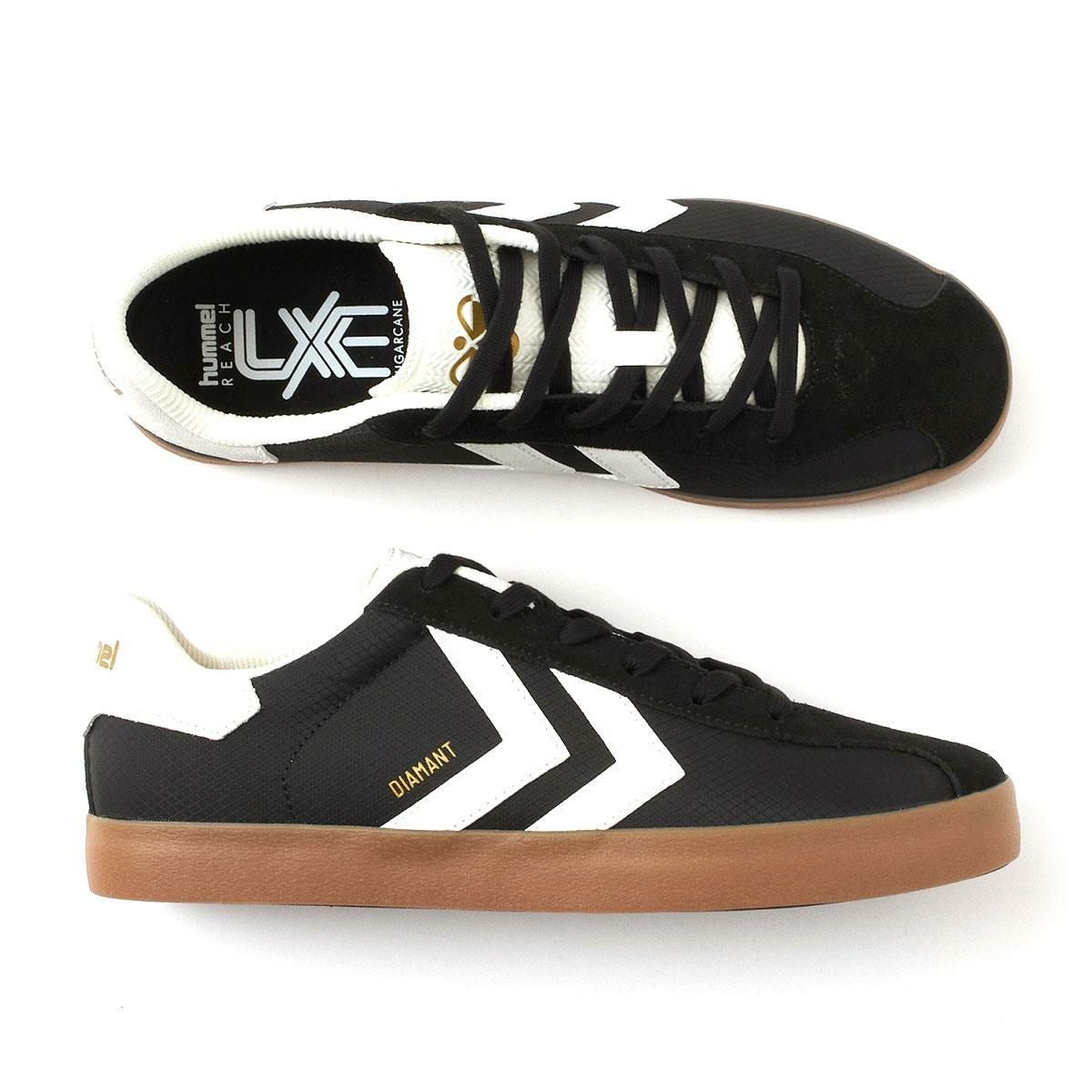 ヒュンメル メンズ スニーカー ディアマントLX-E RS ジューンバグ ブラック hummel hm226230-6712 hm226230-2001