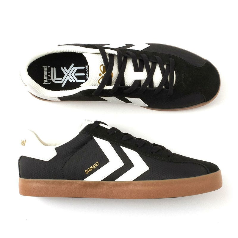 ヒュンメル メンズ スニーカー ディアマントLX-E RS ジューンバグ ブラック hummel hm226230-6712 hm226230-2001