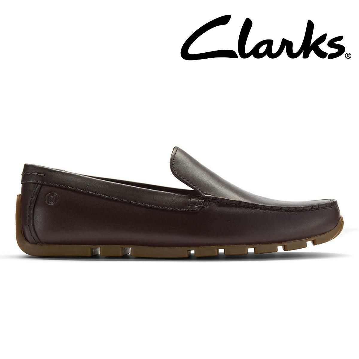 クラークス メンズ カジュアルシューズ コースリープレイン ブラック ダークブラウン Clarks