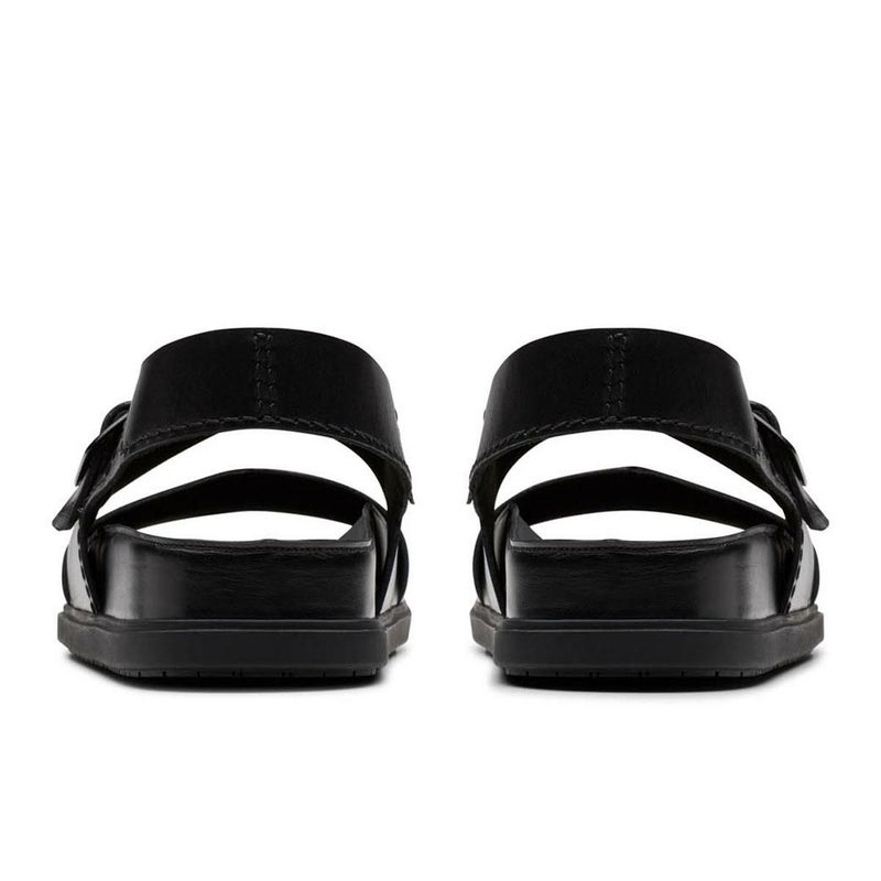 クラークス メンズ カジュアルシューズ トーフォードストラップ ブラック Clarks 26180896