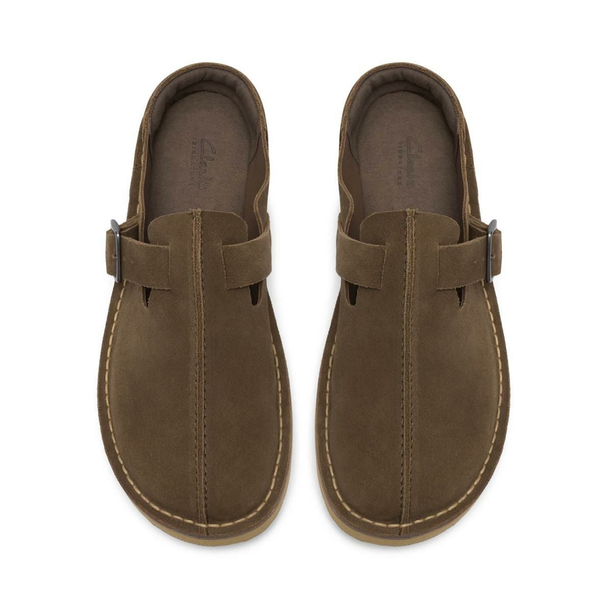 クラークス メンズ カジュアルシューズ ソルスブリーミュール カーキスエード Clarks 26186616