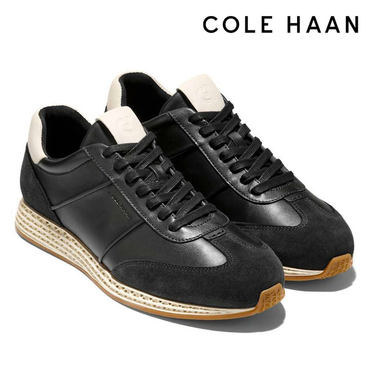 本日限定価格。超美品！コールハーン　メンズ牛革スニーカー26cm COLE HAAN（コールハーン） メンズ レザースニーカー グランドプロ