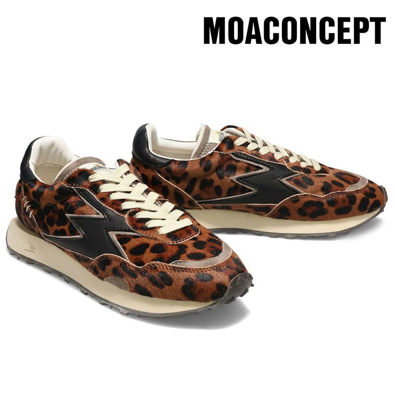 モアコンセプト メンズ レディース ユニセックス スニーカー ハイプ レオパード イタリア製 MOACONCEPT hy113