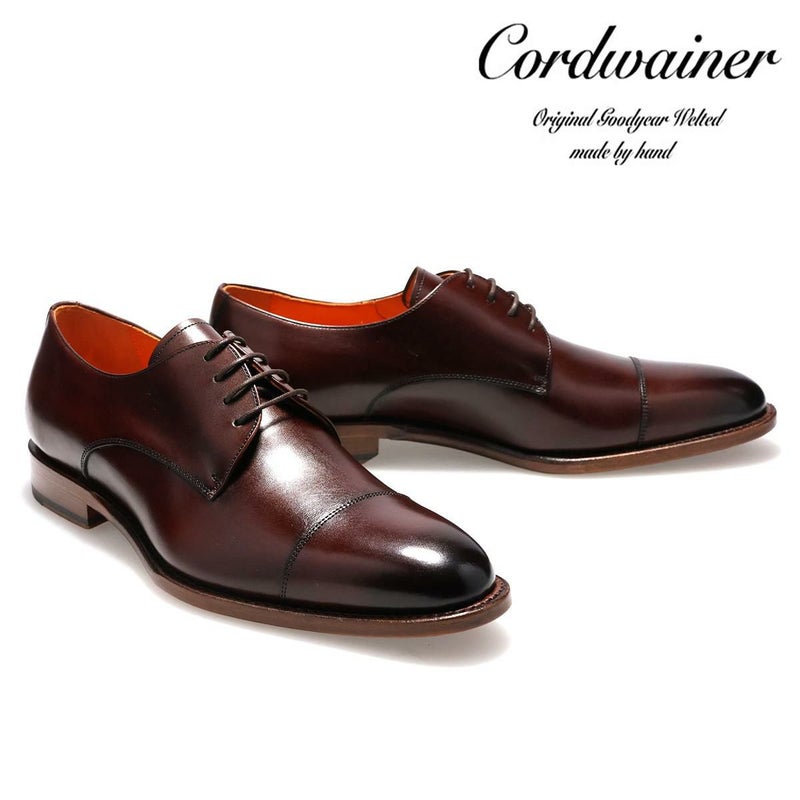 コードウェイナー メンズ ドレスシューズ 外羽根ストレートチップ Cordwainer qc17