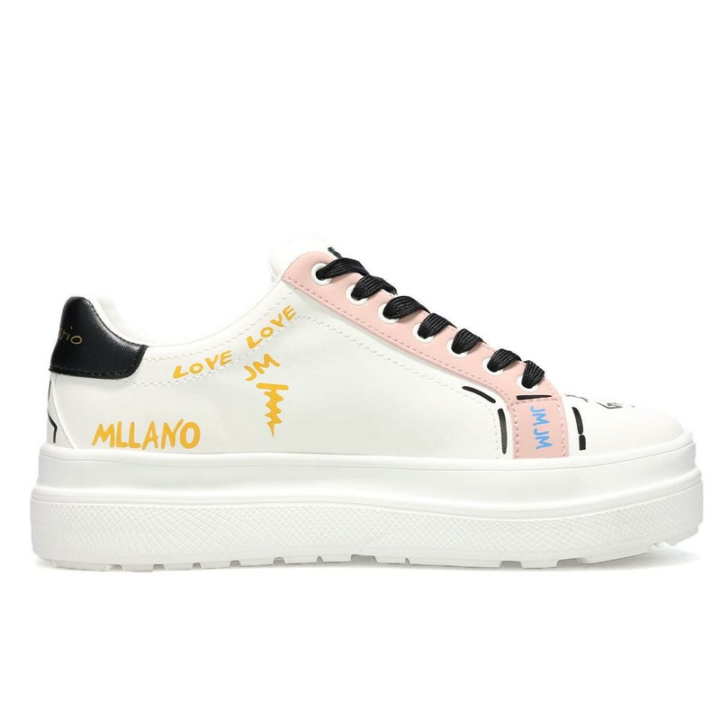 ジョイアンドマリオ レディース カラフルペイントデザインスニーカー Joy & Mario 83696w