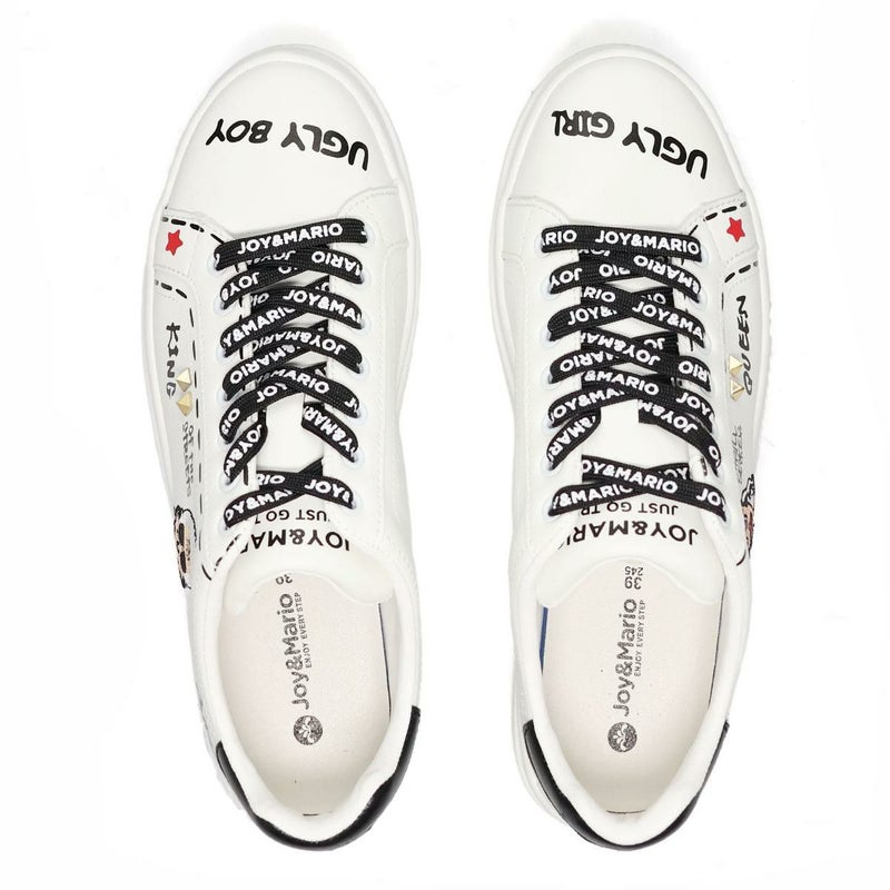 ジョイアンドマリオ レディース フェイスデザインスニーカー Joy & Mario 83700w