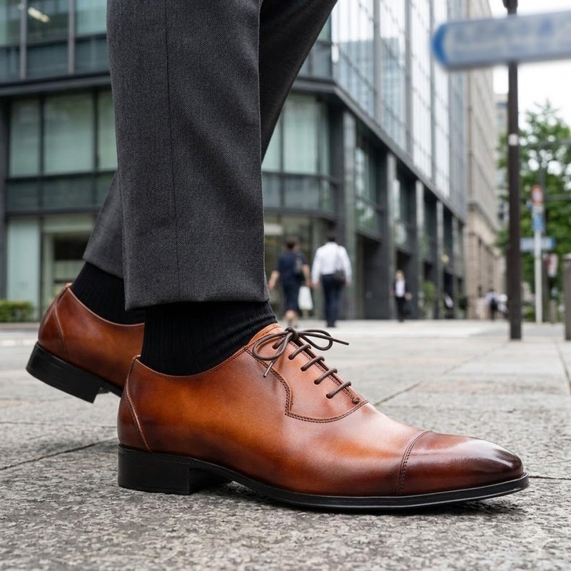 クインクラシコ メンズ ドレスシューズ 内羽根ストレートチップ 日本製 QueenClassico 55010