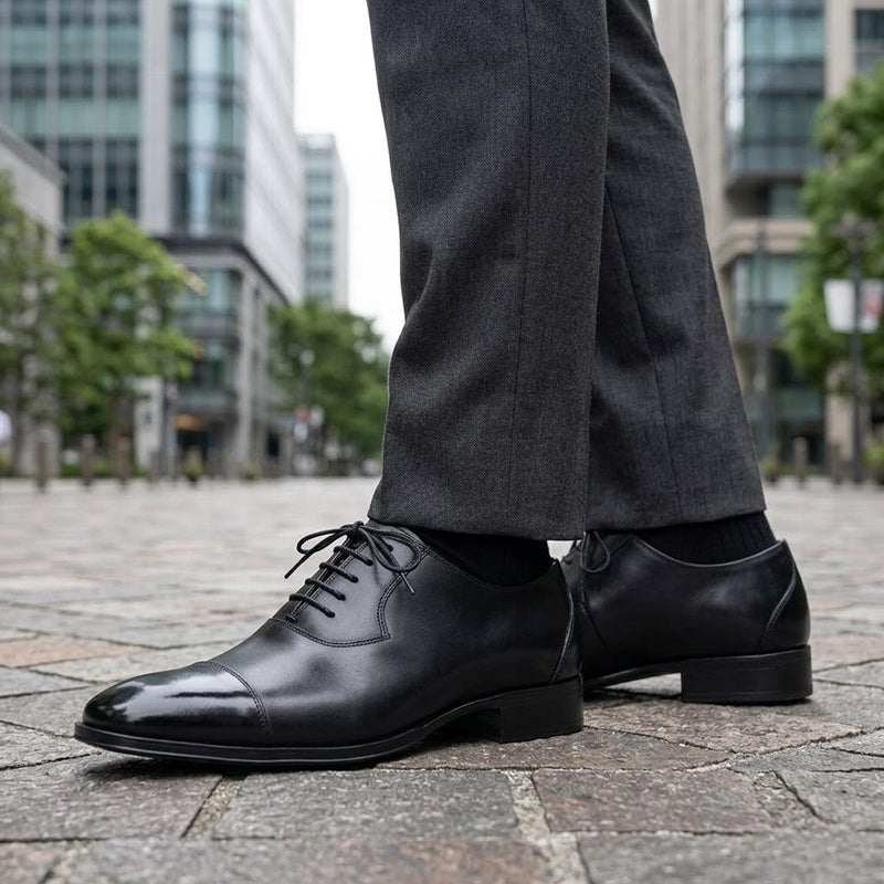 クインクラシコ メンズ ドレスシューズ 内羽根ストレートチップ 日本製 QueenClassico 55010