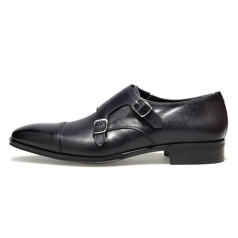 クインクラシコ メンズ ドレスシューズ ダブルモンク 日本製 QueenClassico 55011