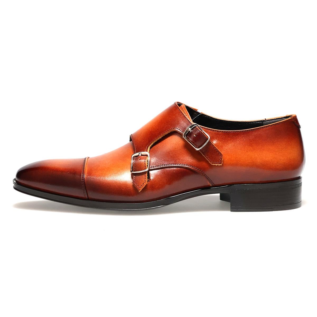 クインクラシコ メンズ ドレスシューズ ダブルモンク 日本製 QueenClassico 55011