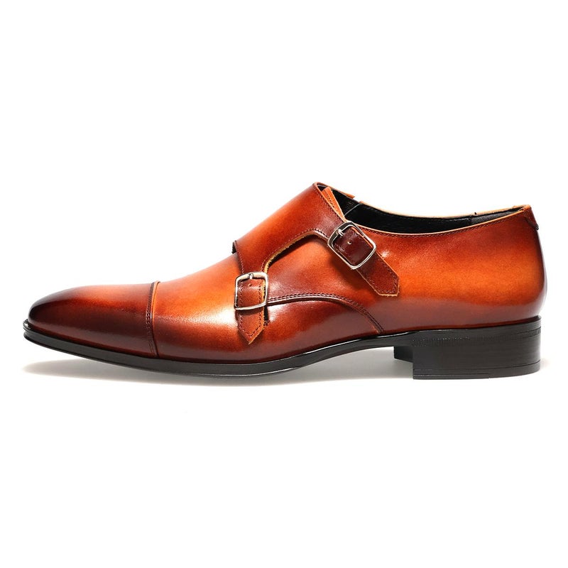 クインクラシコ メンズ ドレスシューズ ダブルモンク 日本製 QueenClassico 55011