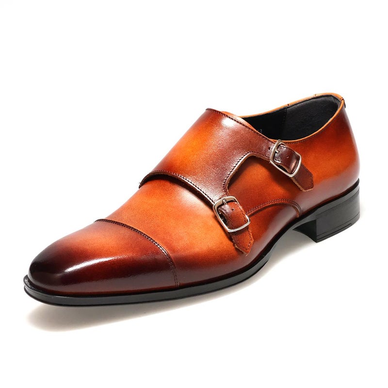 クインクラシコ メンズ ドレスシューズ ダブルモンク 日本製 QueenClassico 55011