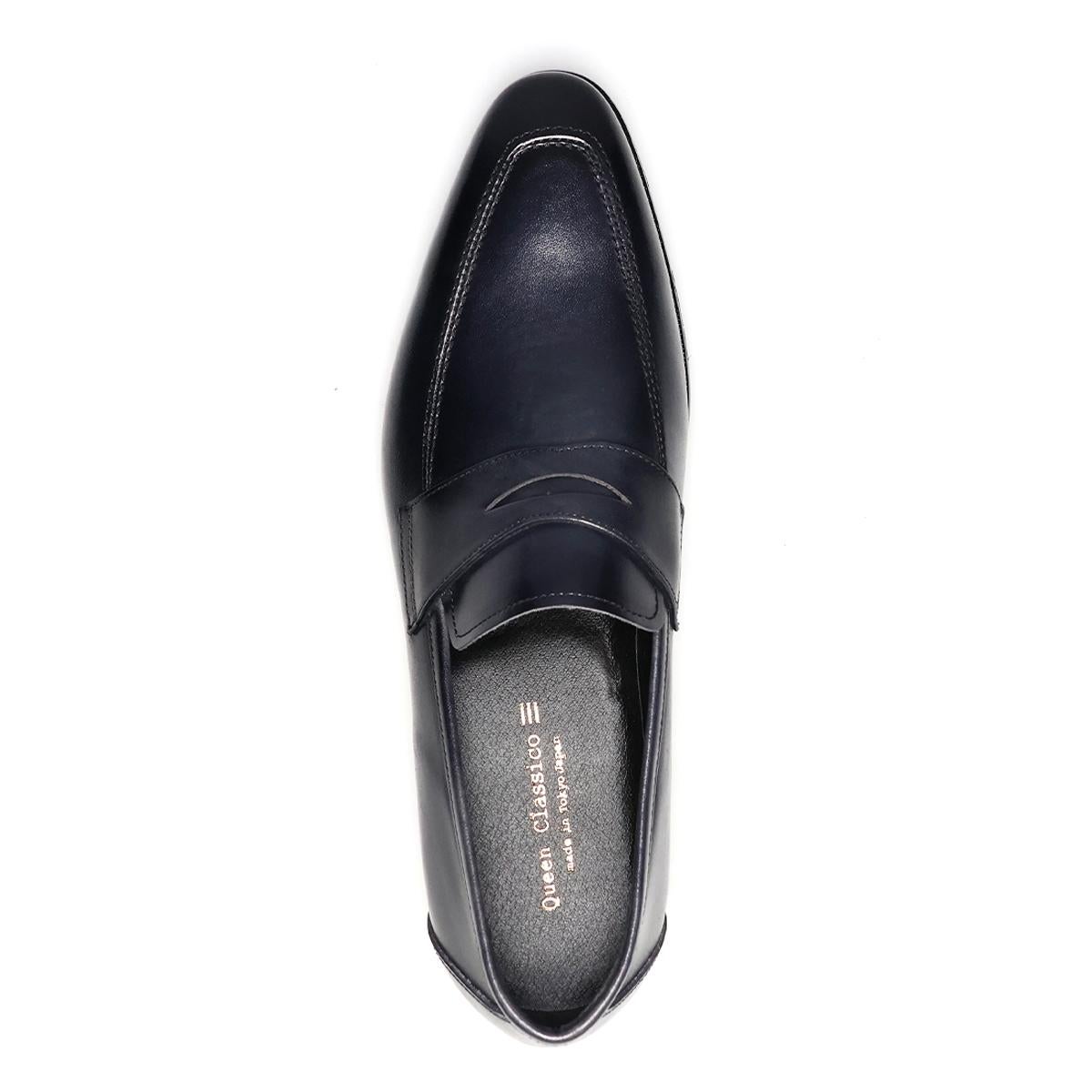クインクラシコ メンズ ドレスシューズ コインローファー 日本製 QueenClassico 77801
