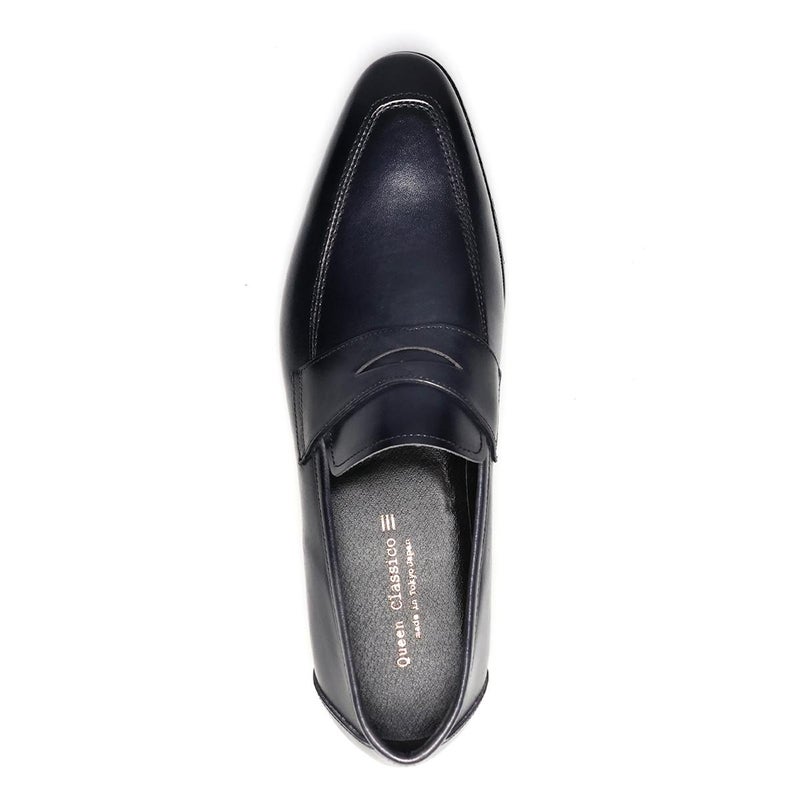 クインクラシコ メンズ ドレスシューズ コインローファー 日本製 QueenClassico 77801