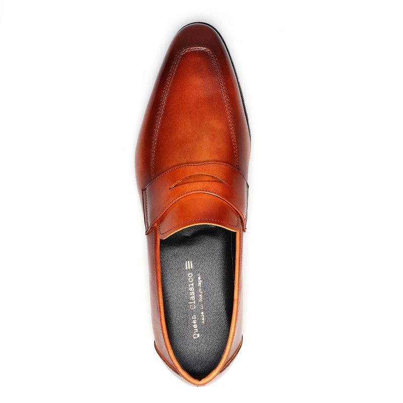 クインクラシコ メンズ ドレスシューズ コインローファー 日本製 QueenClassico 77801
