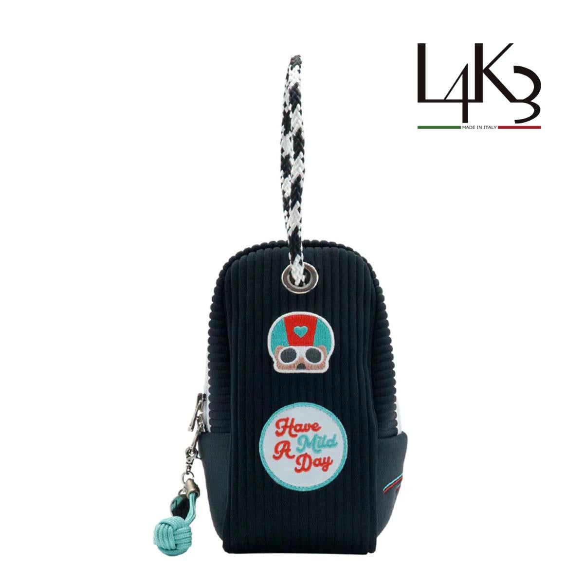  [レーク L4K3] バッグ レオポーチ イタリア製 leo-1186ms