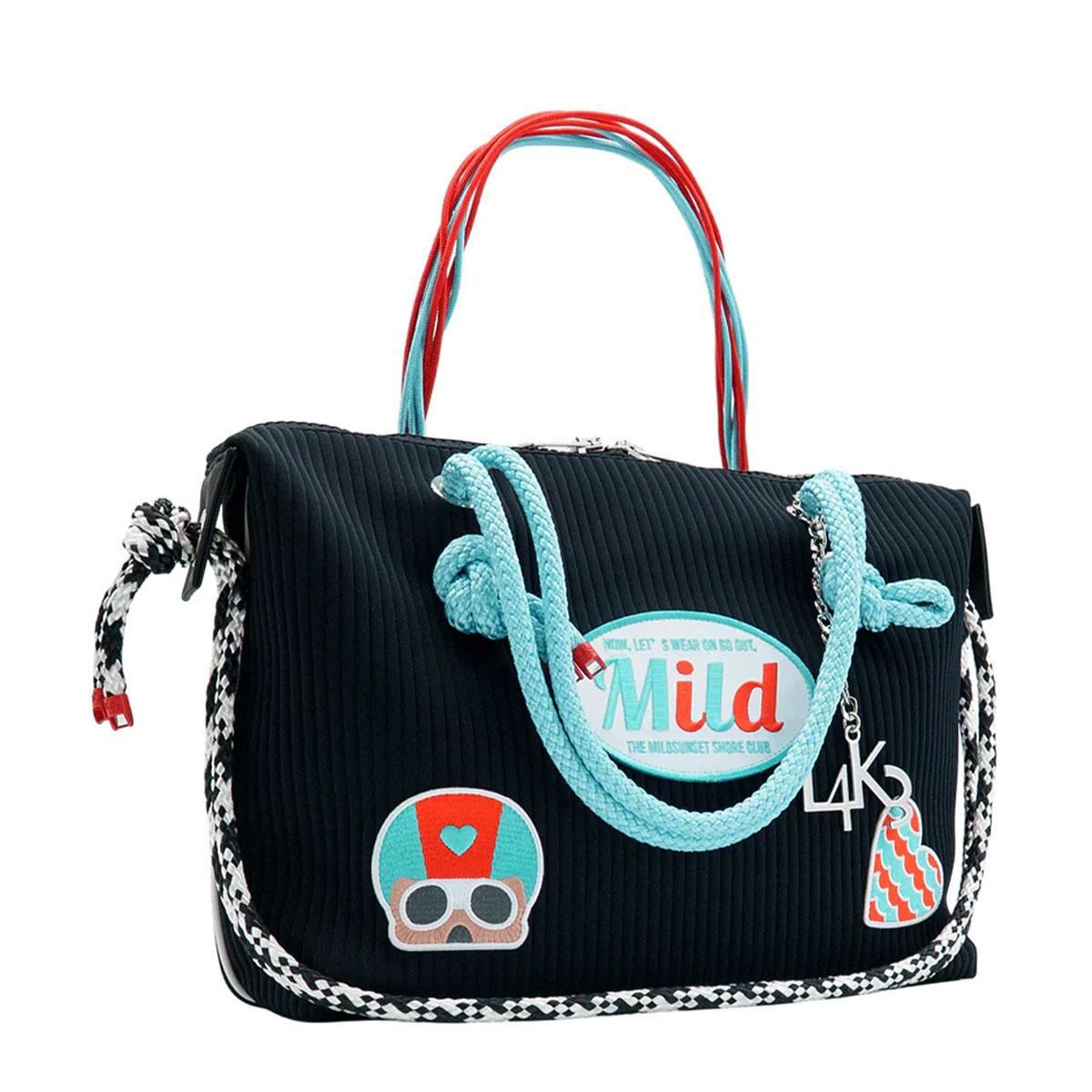  [レーク L4K3] バッグ クイーンレークミディアム イタリア製 qld-1186ms