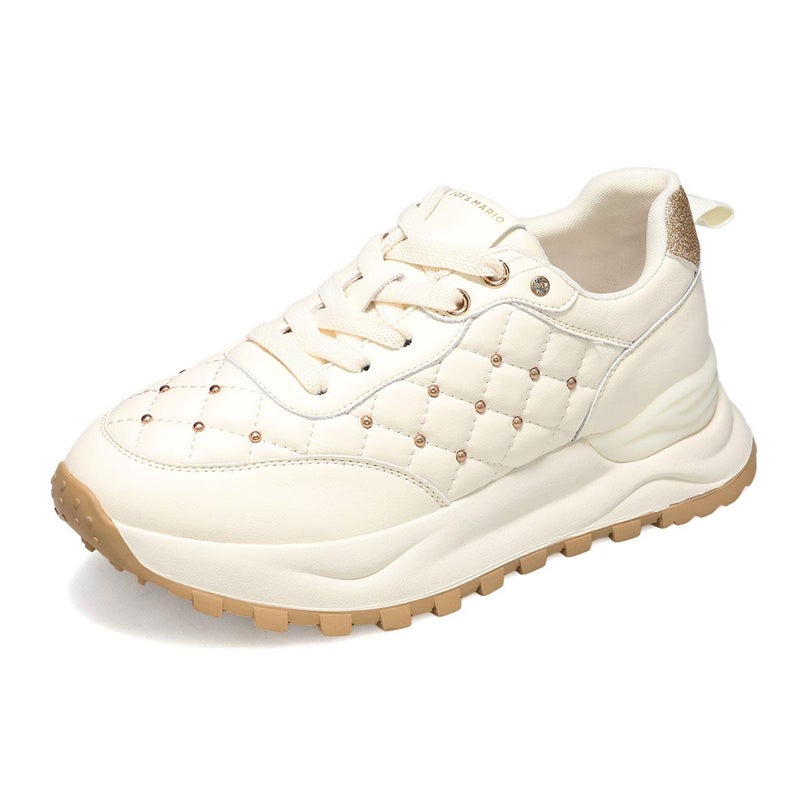 ジョイアンドマリオ レディース キルティングダッドスニーカー Joy & Mario 21600w