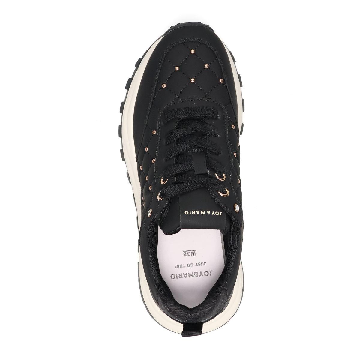 ジョイアンドマリオ レディース キルティングダッドスニーカー Joy & Mario 21600w