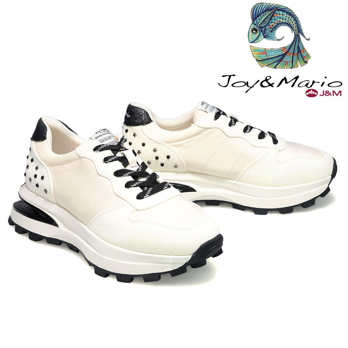 ジョイアンドマリオ レディース ふぁっとソール星形スタッズスニーカー Joy & Mario 21602w