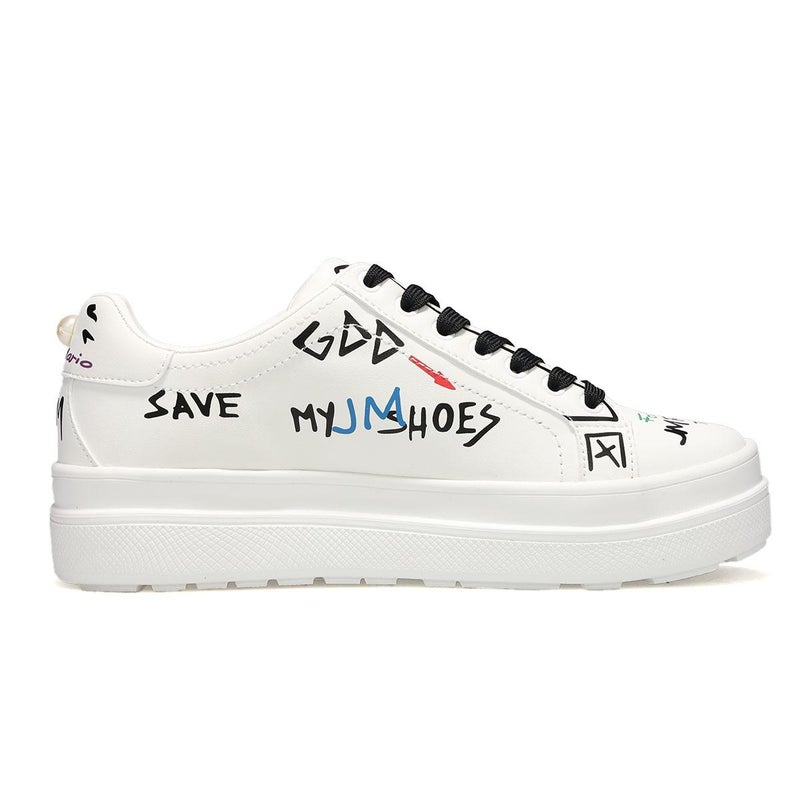 ジョイアンドマリオ レディース グリッターハートデザインスニーカー Joy & Mario 83698w