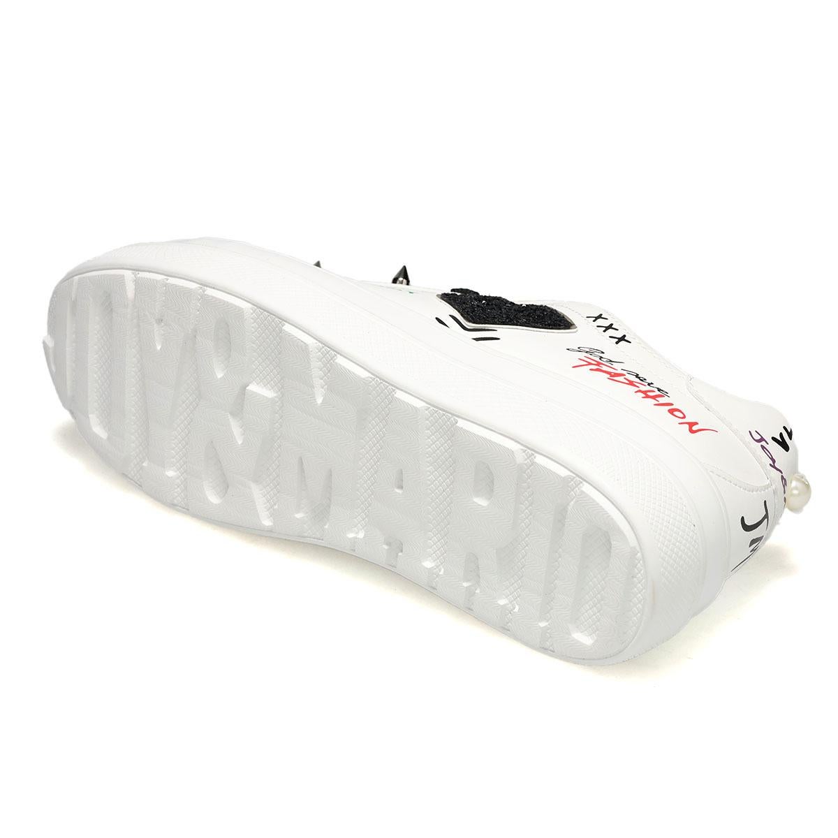 ジョイアンドマリオ レディース グリッターハートデザインスニーカー Joy & Mario 83698w