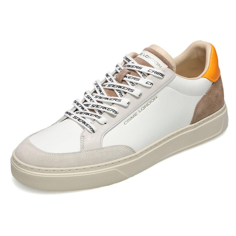 クライムロンドン メンズ スニーカー エクリプス ホワイト イタリア製 CRIME LONDON 19754pp8-10