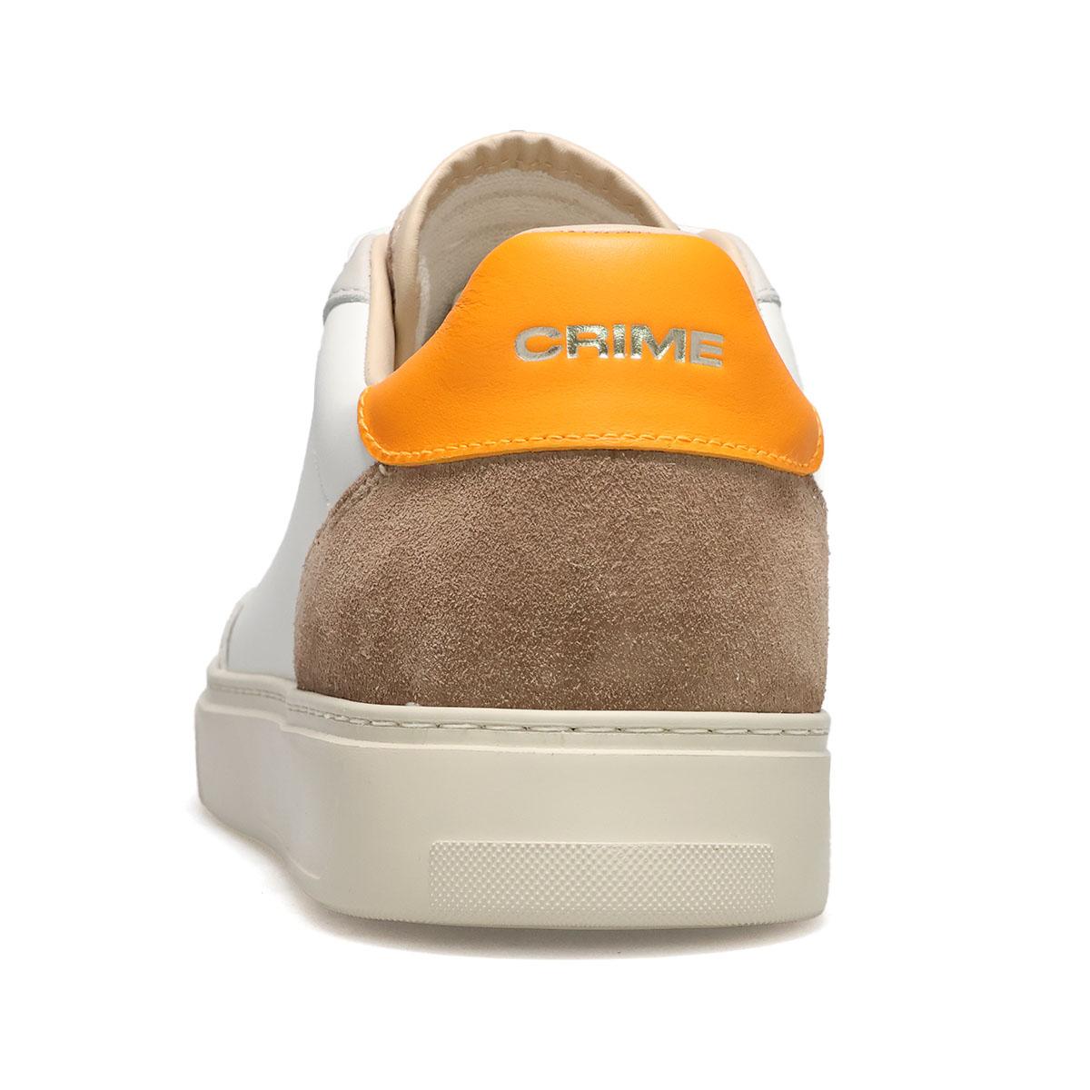 クライムロンドン メンズ スニーカー エクリプス ホワイト イタリア製 CRIME LONDON 19754pp8-10