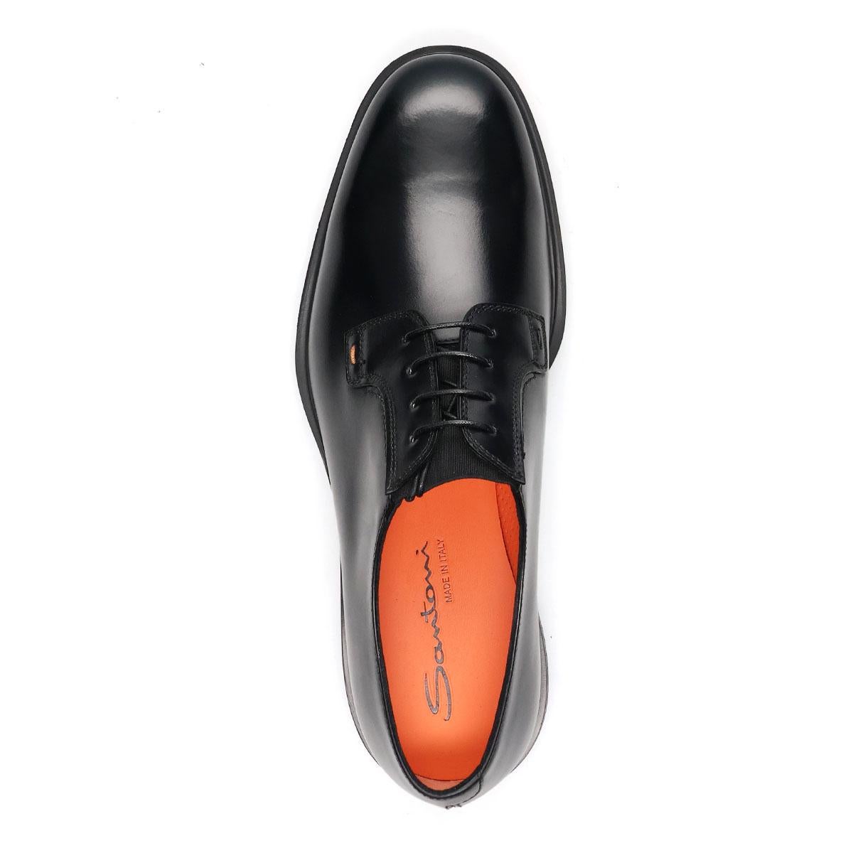 サントーニ メンズ ドレスシューズ プレーントゥダービーシューズ イタリア製 Santoni EASY 1170299321005