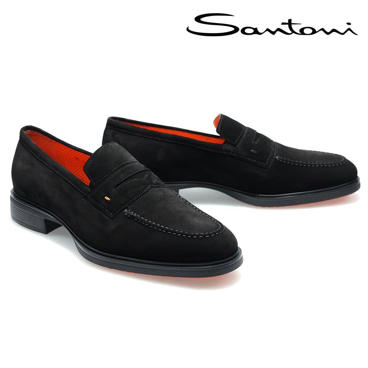 サントーニ メンズ ドレスシューズ コインローファー イタリア製 Santoni 1170299321006 EASY