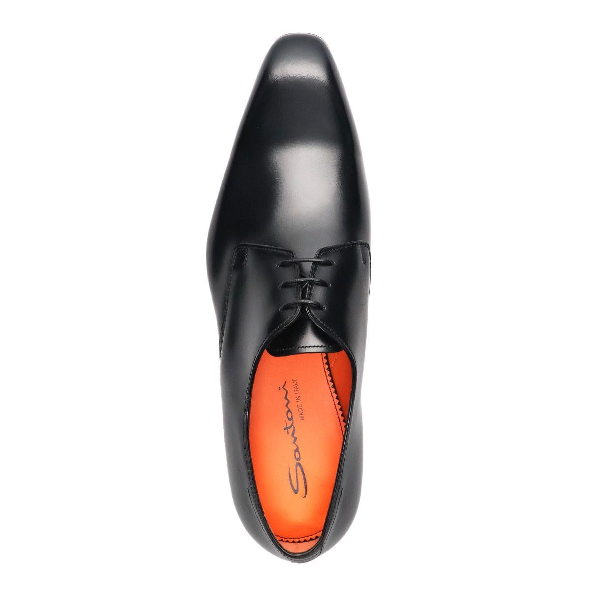 サントーニ メンズ ドレスシューズ 外羽根プレーントゥ イタリア製 Santoni 1170299321008