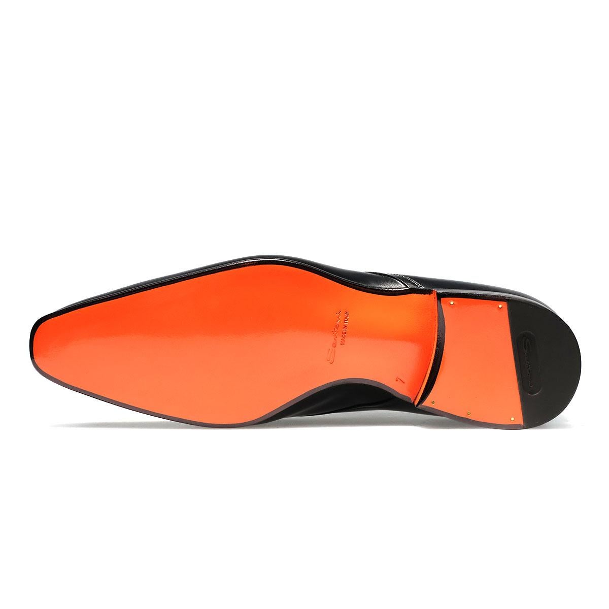 サントーニ メンズ ドレスシューズ 外羽根プレーントゥ イタリア製 Santoni 1170299321008