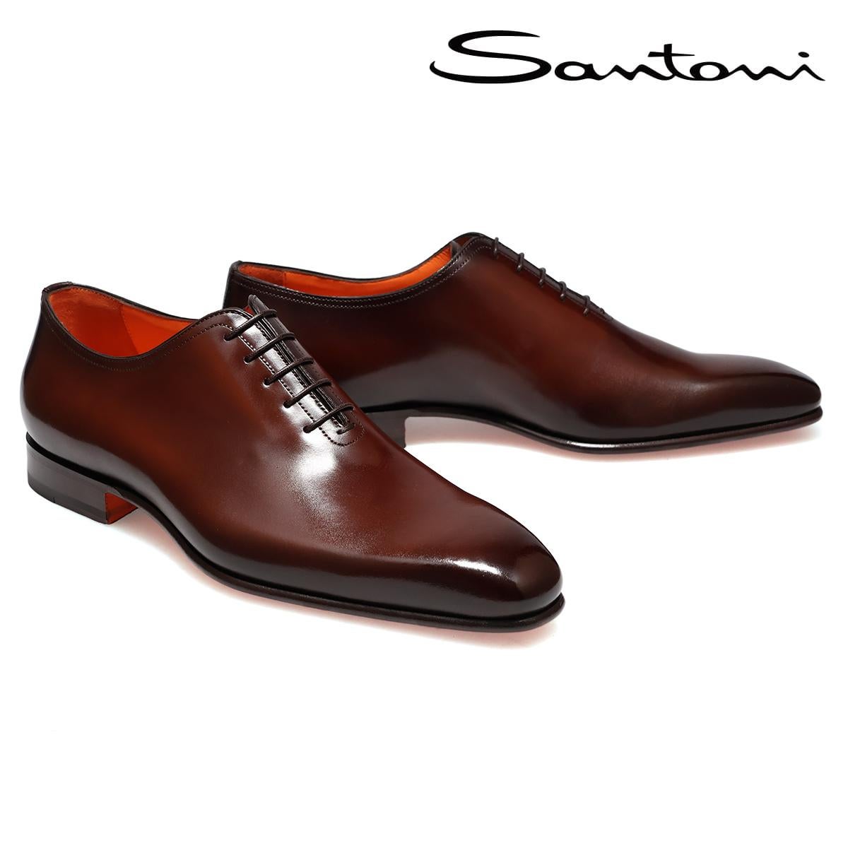 サントーニ メンズ ドレスシューズ ホールカット イタリア製 Santoni