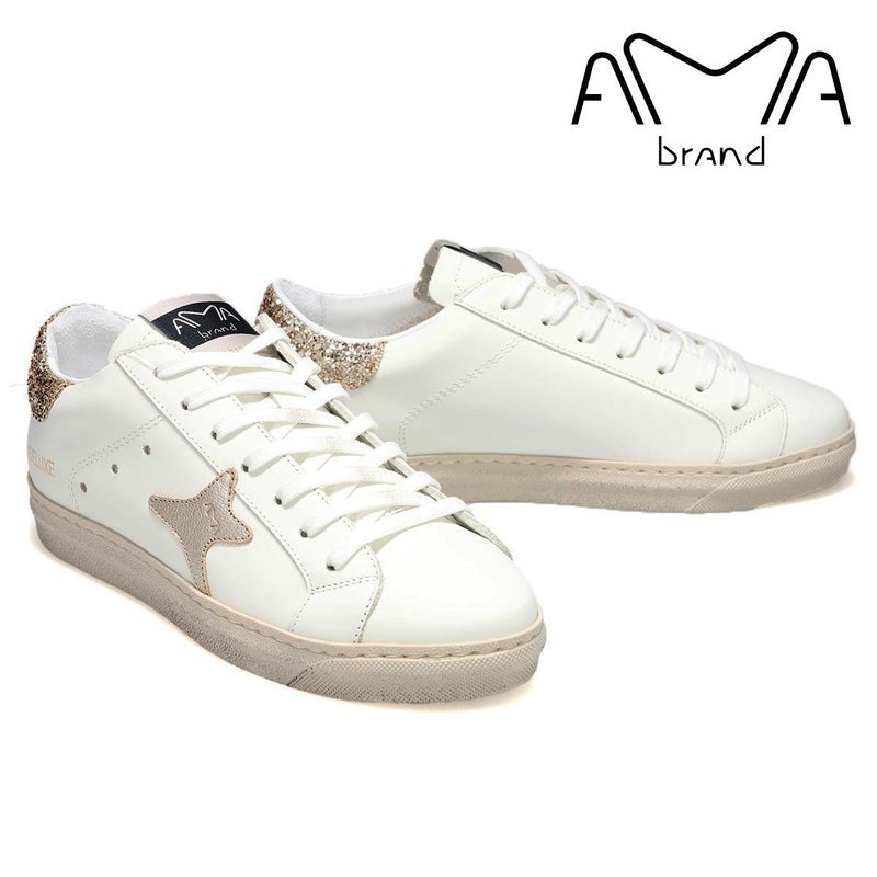 アマブランド レディース スニーカー ホワイト イタリア製 AMA BRAND ama260-4500