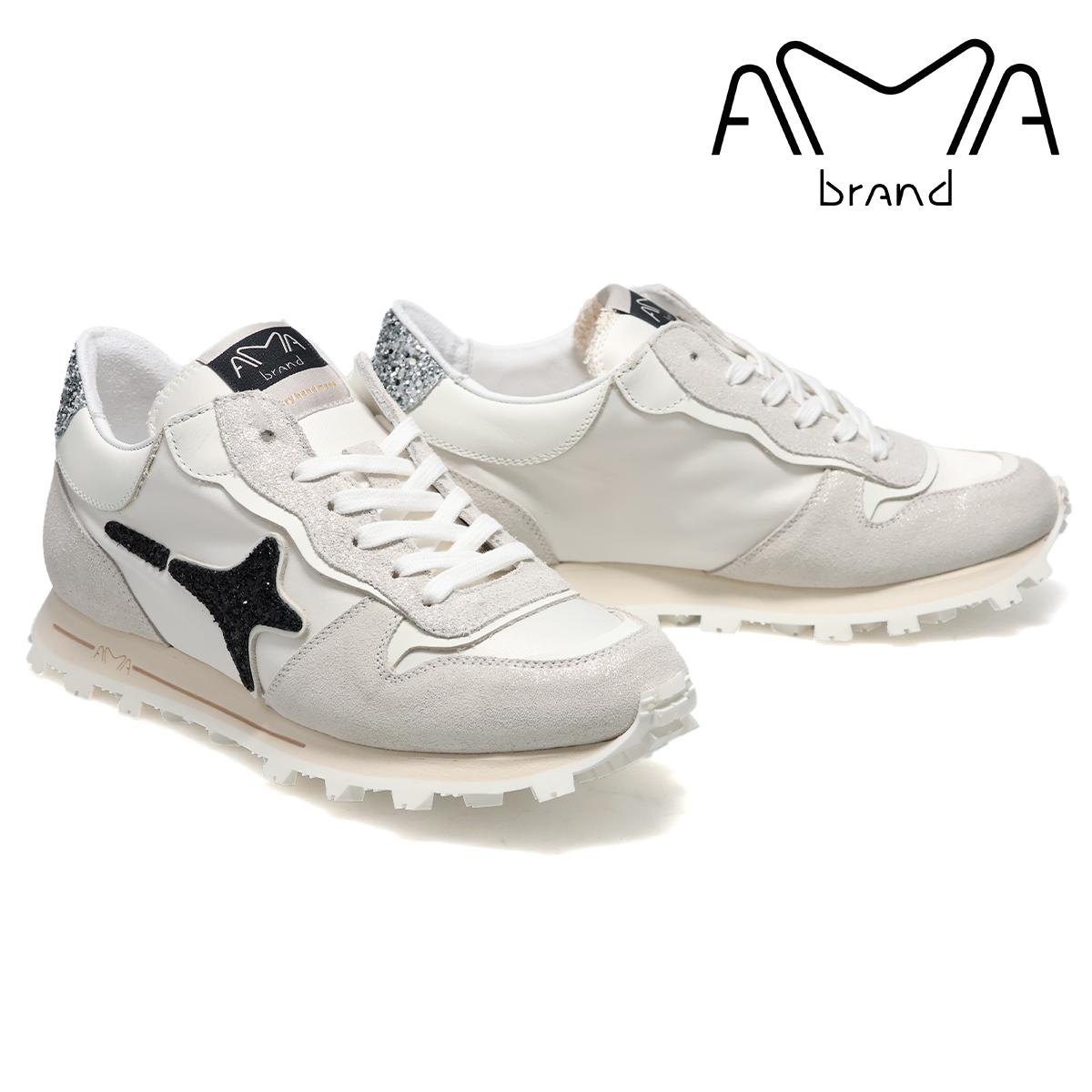 アマブランド レディース スーパーラン オフホワイト イタリア製 AMA BRAND ama260-4628