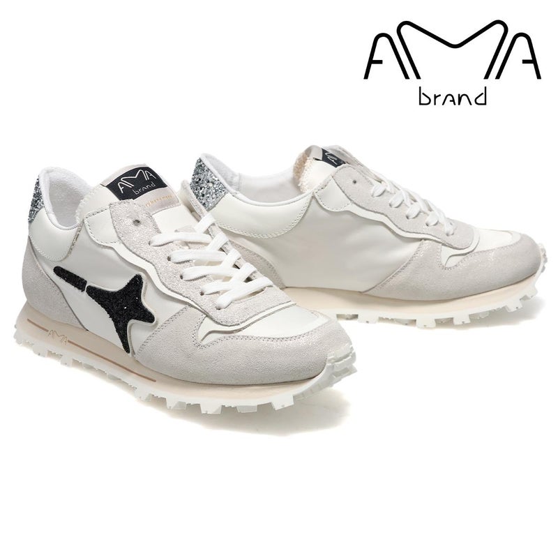 アマブランド レディース スーパーラン オフホワイト イタリア製 AMA BRAND ama260-4628