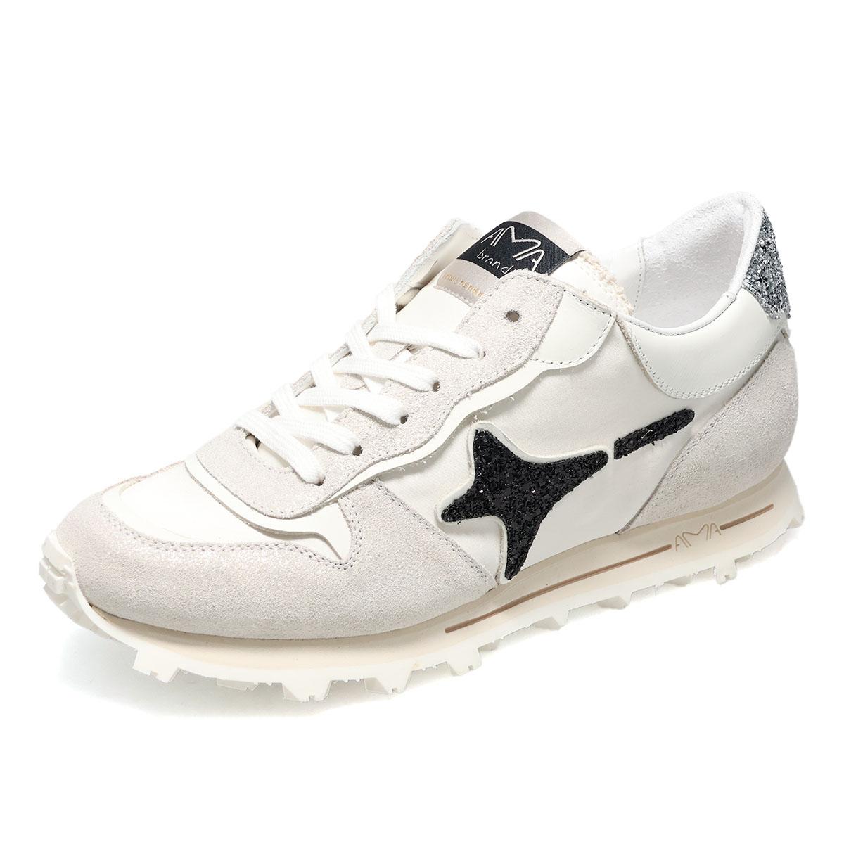 アマブランド レディース スーパーラン オフホワイト イタリア製 AMA BRAND ama260-4628