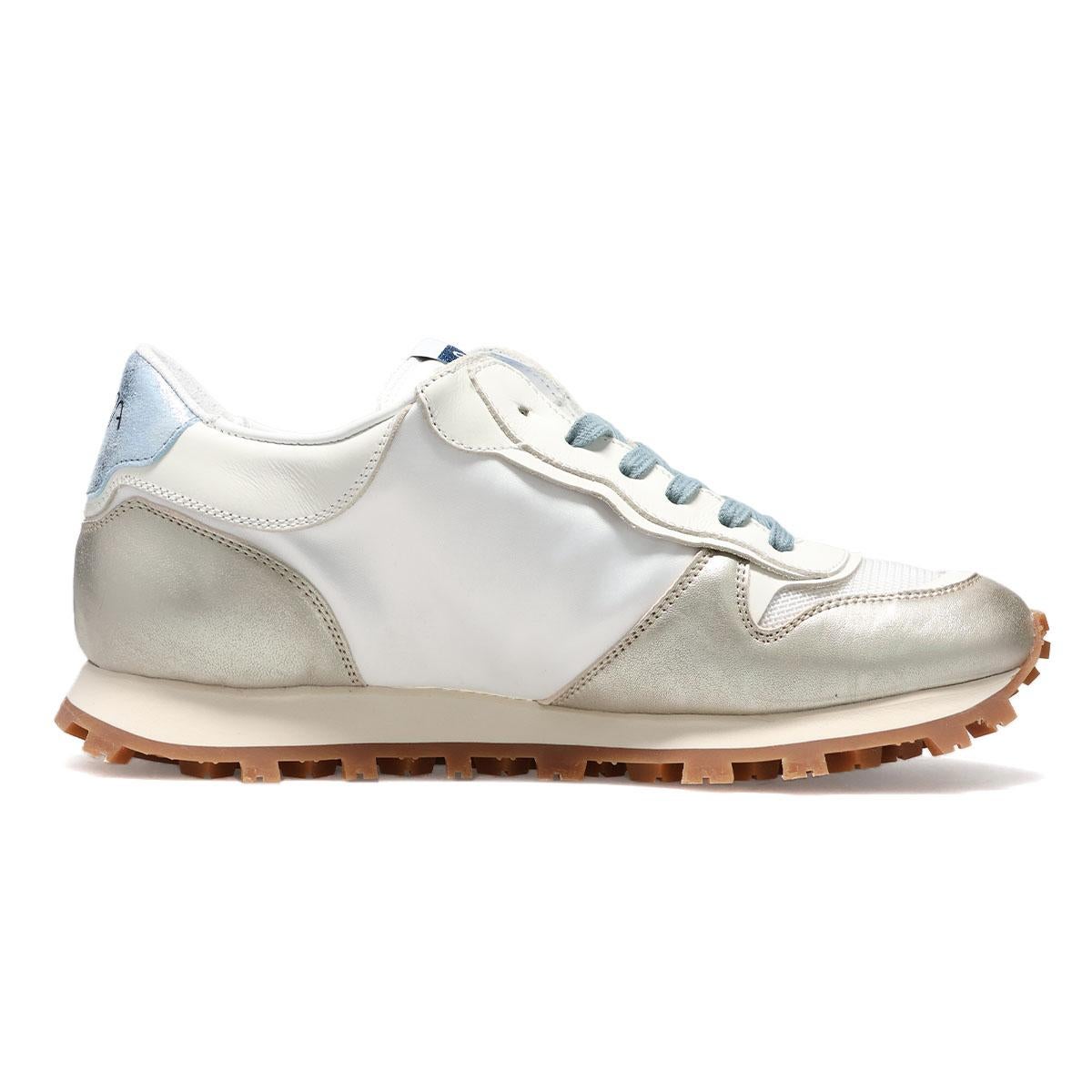 アマブランド レディース スーパーラン ホワイト/シルバー イタリア製 AMA BRAND ama260-4632