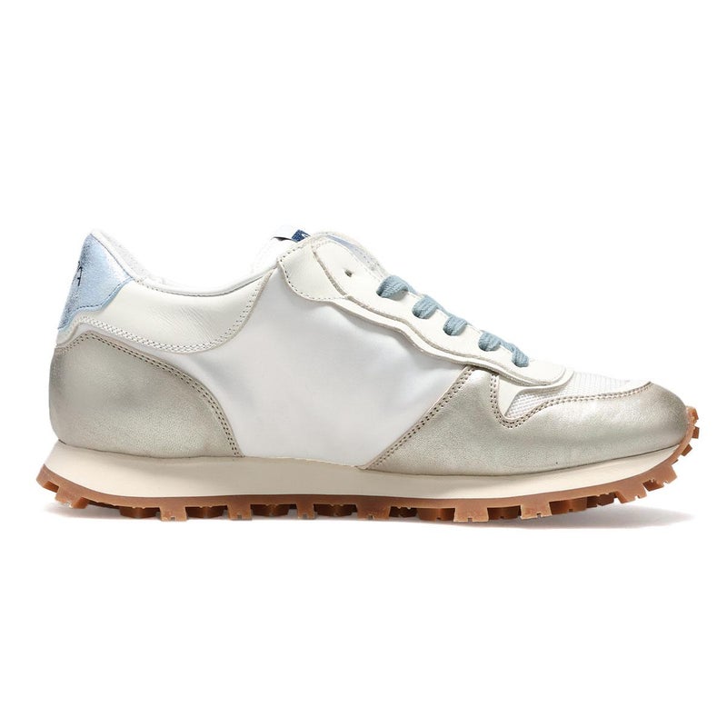 アマブランド レディース スーパーラン ホワイト/シルバー イタリア製 AMA BRAND ama260-4632