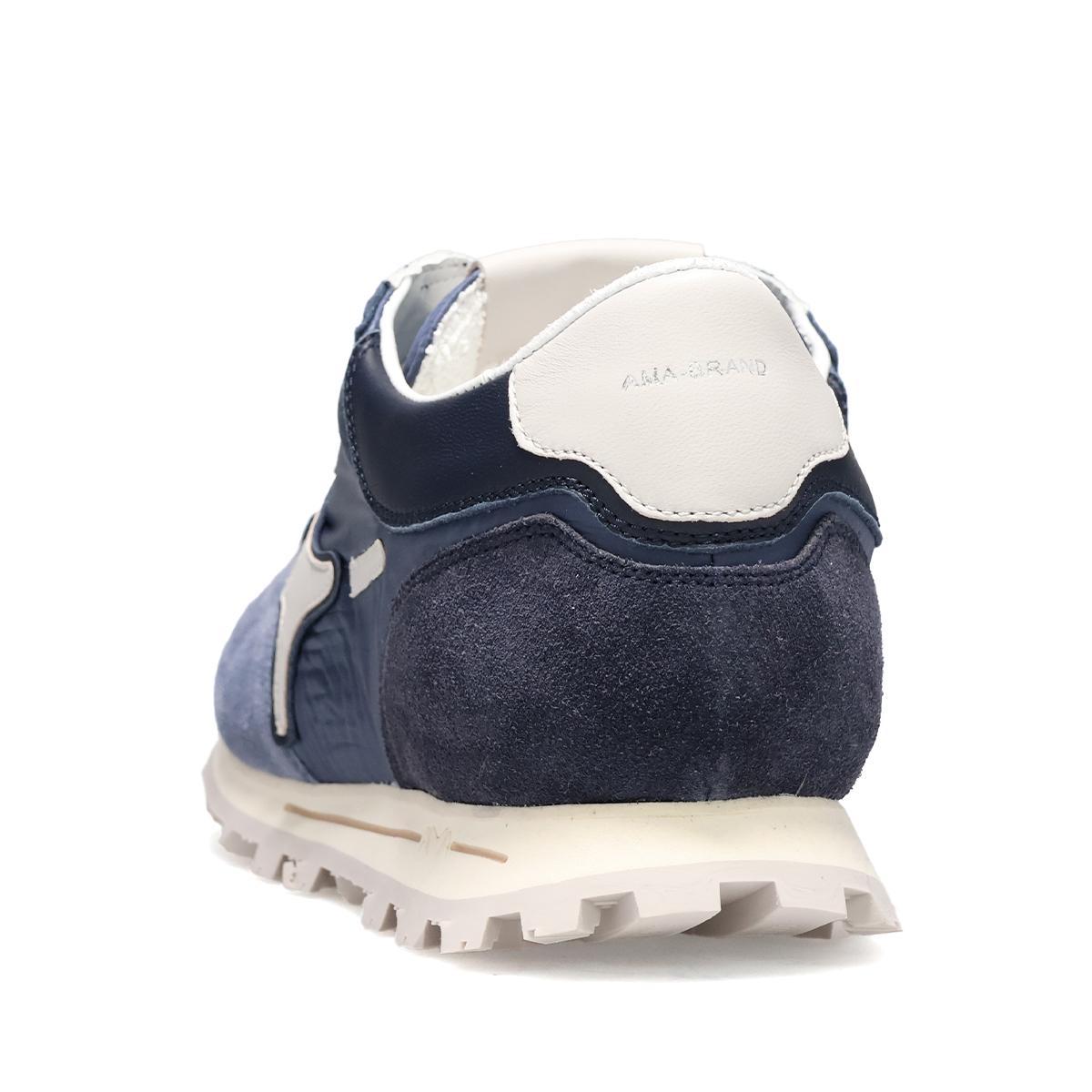 アマブランド メンズ スニーカー スーパーラン ブルー イタリア製 AMA BRAND ama260-4635