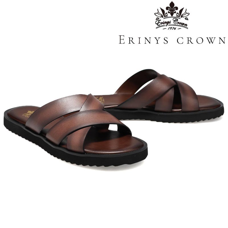 エリニュスクラウン メンズ カジュアルシューズ レザーサンダル ERINYS CROWN er-0361